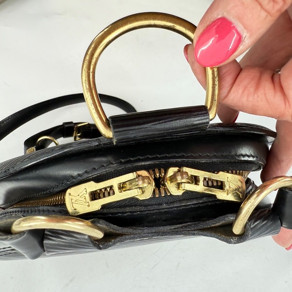 Louis Vuitton Mabillon Black Epi Leather Backpack Vintage 1998 Authentic - Picture 6 of 17